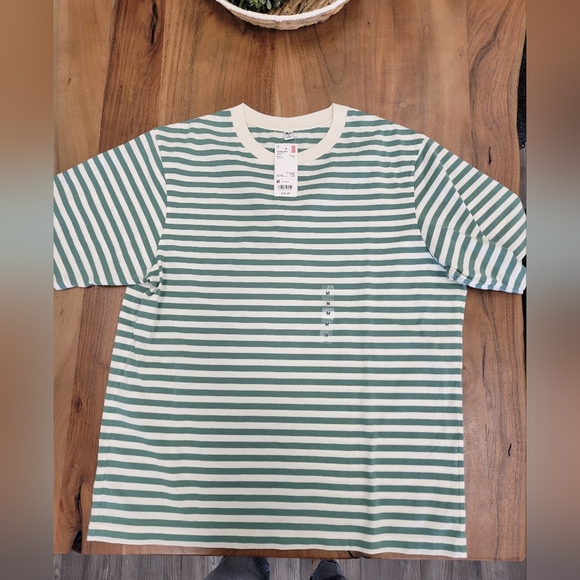 Uniqlo Mens striped t-shirt NWT - Picture 4 of 5